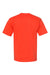 Bayside BA5070 Mens USA Made Short Sleeve Crewneck T-Shirt w/ Pocket Bright Orange Flat Back