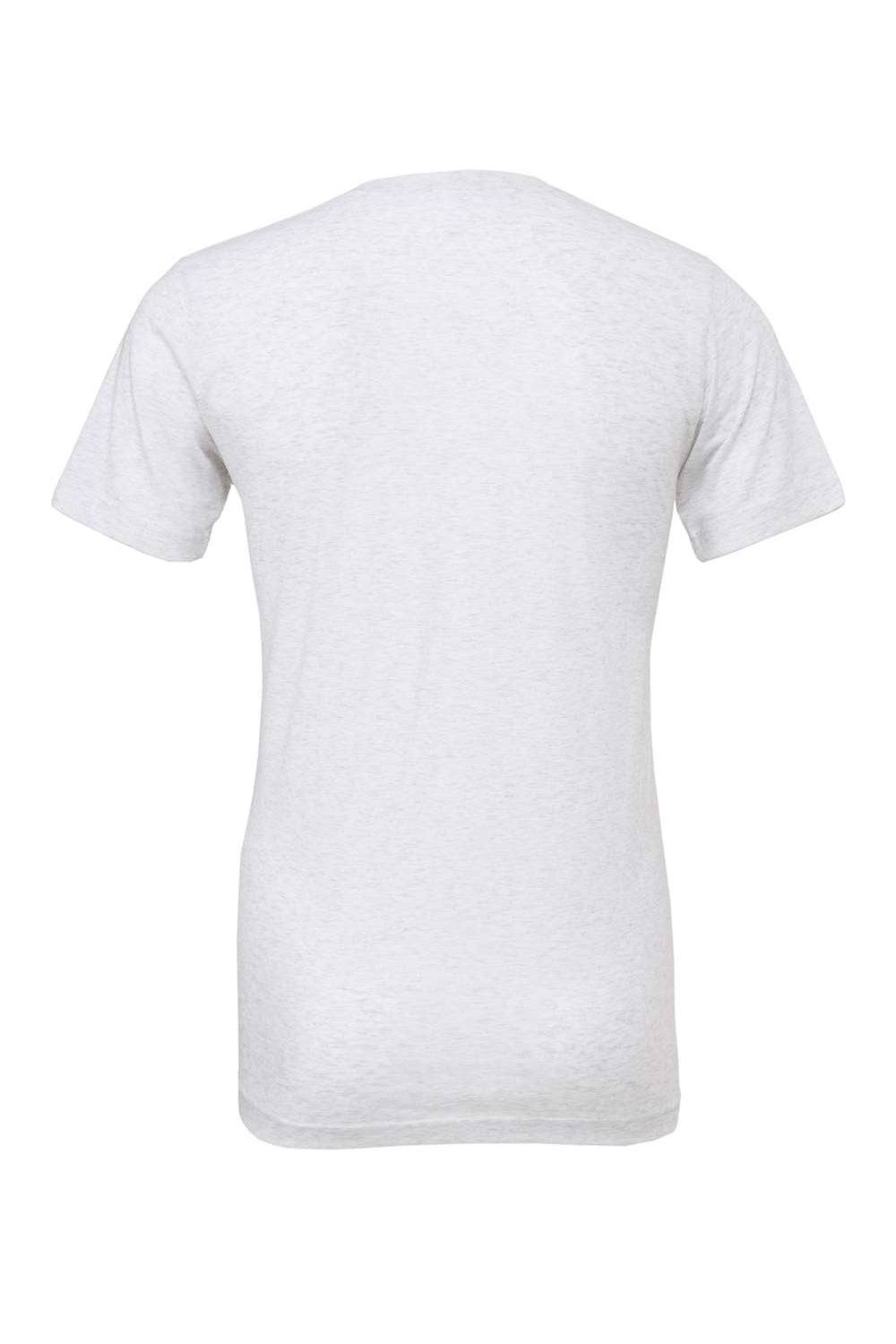 Bella + Canvas BC3001/3001C Mens Jersey Short Sleeve Crewneck T-Shirt Ash Grey Flat Back