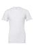 Bella + Canvas BC3001/3001 Mens Jersey Short Sleeve Crewneck T-Shirt Ash Grey Flat Front