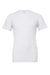 Bella + Canvas BC3001/3001C Mens Jersey Short Sleeve Crewneck T-Shirt Ash Grey Flat Front