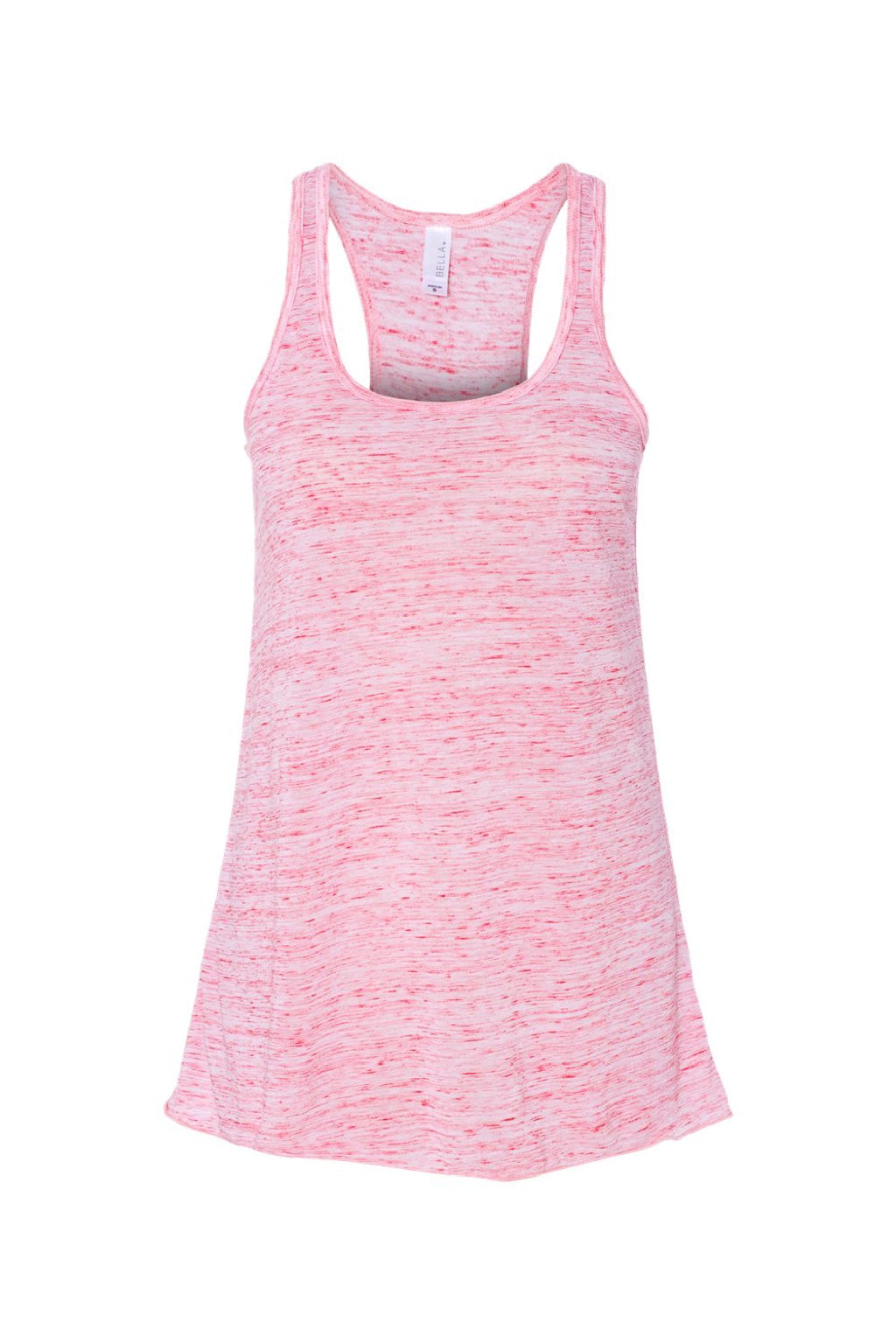 Bella + Canvas BC8800/8800 Womens Flowy Tank Top Red Marble Flat Front