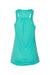 Bella + Canvas BC8800/8800 Womens Flowy Tank Top Teal Green Flat Back
