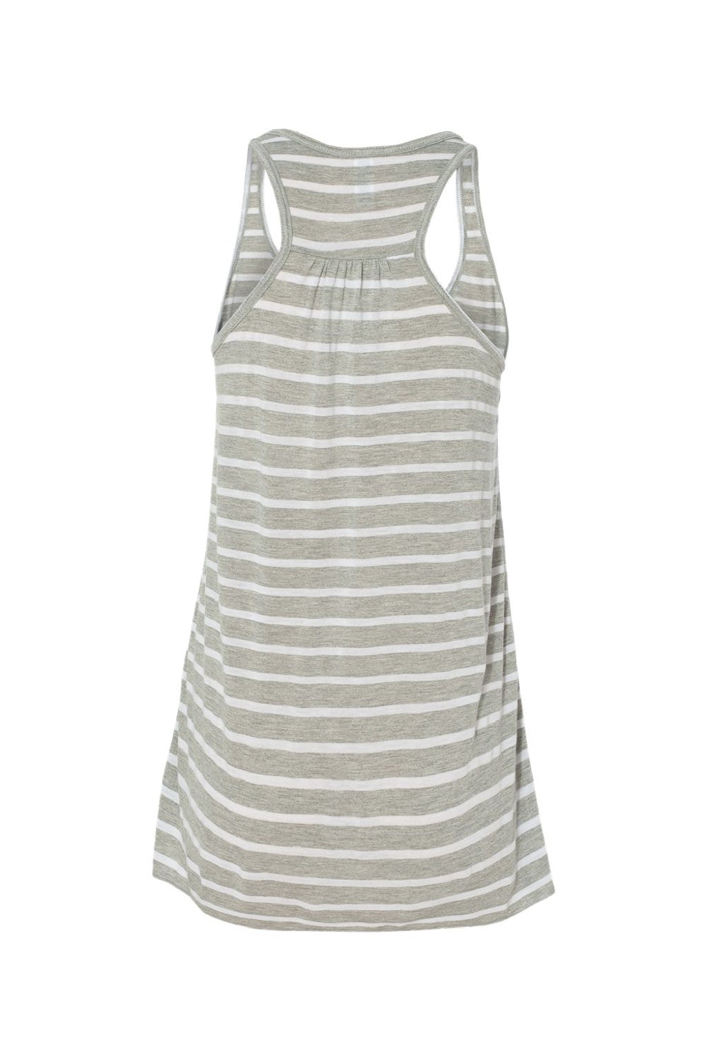Bella + Canvas BC8800/8800 Womens Flowy Tank Top Heather Grey/White Flat Back