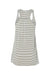 Bella + Canvas BC8800/8800 Womens Flowy Tank Top Heather Grey/White Flat Back