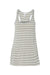 Bella + Canvas BC8800/8800 Womens Flowy Tank Top Heather Grey/White Flat Front