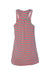 Bella + Canvas BC8800/8800 Womens Flowy Tank Top Heather Grey/Neon Pink Flat Back