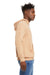 Bella + Canvas BC3719/3719 Mens Sponge Fleece Hooded Sweatshirt Hoodie Heather Sand Dune Model Side