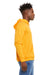 Bella + Canvas BC3719/3719 Mens Sponge Fleece Hooded Sweatshirt Hoodie Gold Model Side
