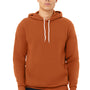 Bella + Canvas Mens Sponge Fleece Hooded Sweatshirt Hoodie - Autumn Orange