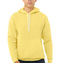 Bella + Canvas Mens Sponge Fleece Hooded Sweatshirt Hoodie - Yellow