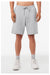 Bella + Canvas BC3724/3724 Mens Shorts w/ Pockets Heather Grey Model Front