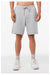 Bella + Canvas 3724 Mens Shorts w/ Pockets Heather Grey Model Front