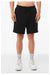 Bella + Canvas BC3724/3724 Mens Shorts w/ Pockets Black Model Front