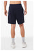 Bella + Canvas BC3724/3724 Mens Shorts w/ Pockets Navy Blue Model Back