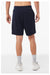 Bella + Canvas 3724 Mens Shorts w/ Pockets Navy Blue Model Back