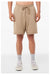 Bella + Canvas BC3724/3724 Mens Shorts w/ Pockets Tan Model Front