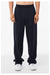 Bella + Canvas BC3725/3725 Mens Straight Leg Sweatpants w/ Pockets Navy Blue Model Front