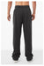 Bella + Canvas BC3725/3725 Mens Straight Leg Sweatpants w/ Pockets Heather Dark Grey Model Back