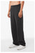 Bella + Canvas BC3725/3725 Mens Straight Leg Sweatpants w/ Pockets Heather Dark Grey Model Side