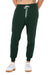 Bella + Canvas BC3727/3727 Mens Jogger Sweatpants w/ Pockets Forest Green Model Front