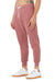 Bella + Canvas BC3727/3727 Mens Jogger Sweatpants w/ Pockets Mauve Model 3Q