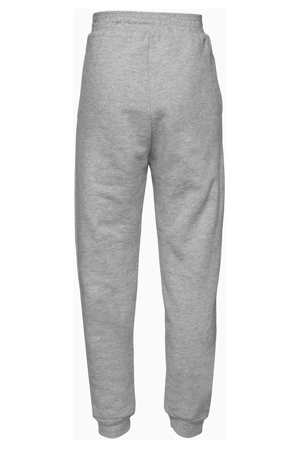 Bella + Canvas 3727Y Youth Jogger Sweatpants Heather Grey Flat Back
