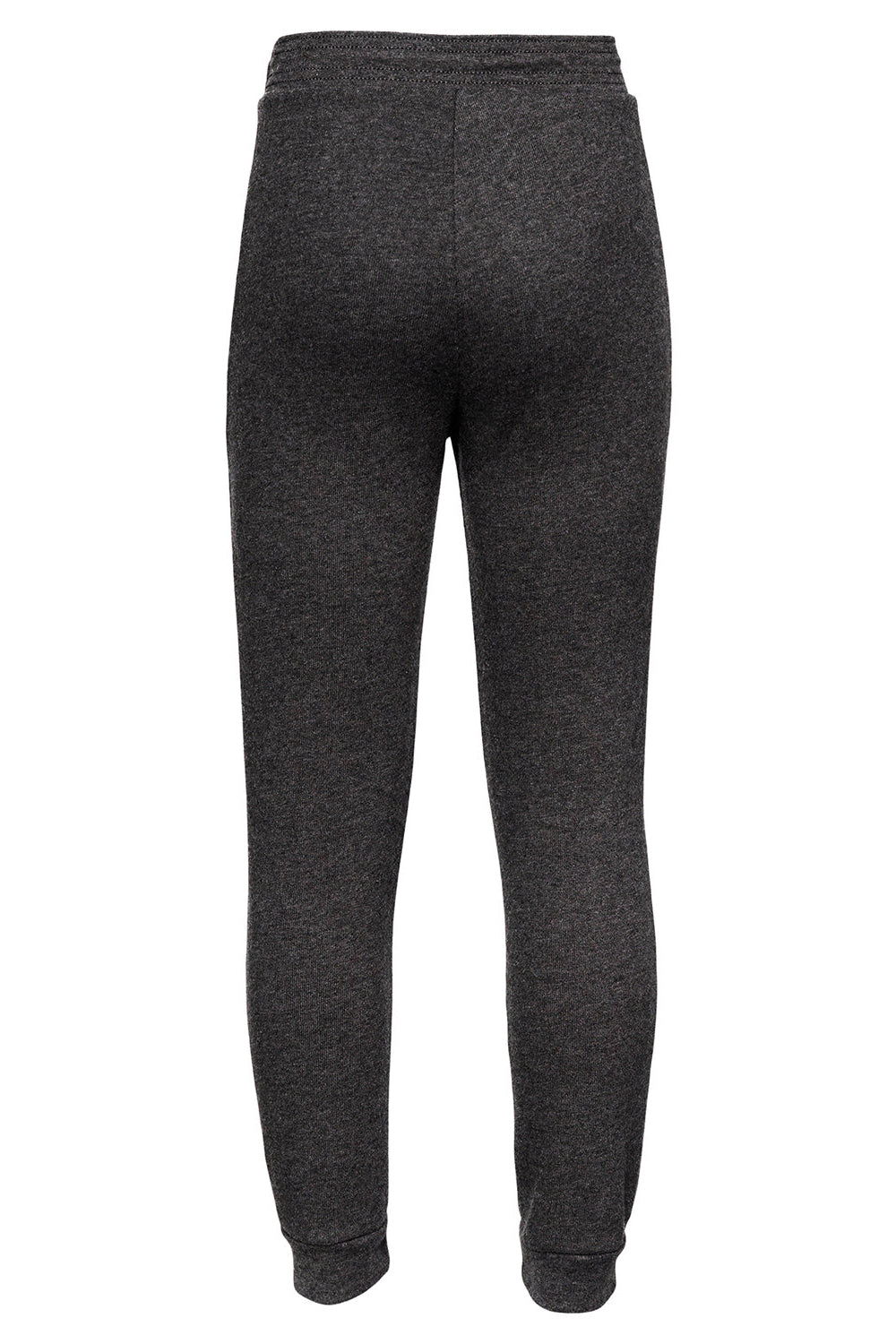 Bella + Canvas 3727Y Youth Jogger Sweatpants Heather Dark Grey Flat Back