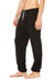 Bella + Canvas 3737 Mens Sponge Fleece Scrunch Sweatpants Black Model Side