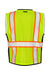 Kishigo 1513-1514 Unisex Premium Black Series Heavy Duty Vest Lime Green Flat Back