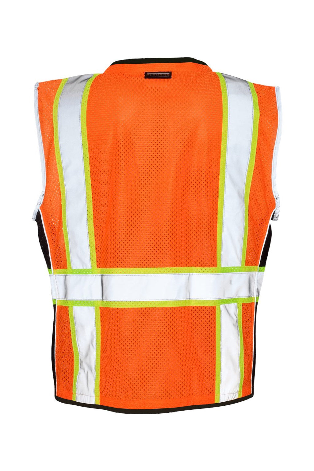 Kishigo 1513-1514 Unisex Premium Black Series Heavy Duty Vest Orange Flat Back