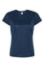 C2 Sport 5600 Womens Performance Moisture Wicking Short Sleeve Crewneck T-Shirt Navy Blue Flat Front