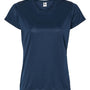 C2 Sport Womens Performance Moisture Wicking Short Sleeve Crewneck T-Shirt - Navy Blue - NEW