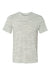 Bella + Canvas BC3650/3650 Mens Short Sleeve Crewneck T-Shirt White Marble Flat Front