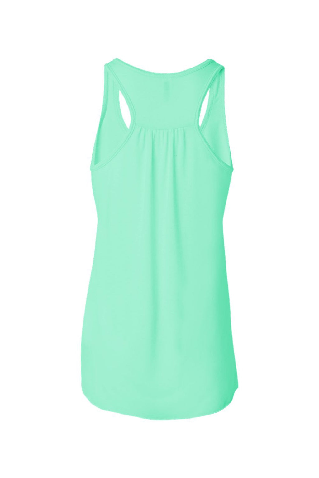 Bella + Canvas BC8800/8800 Womens Flowy Tank Top Mint Green Flat Back
