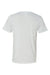 Bella + Canvas BC3415/3415C/3415 Mens Short Sleeve V-Neck T-Shirt White Fleck Flat Back