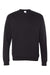 Independent Trading Company SS3000 Mens Crewneck Sweatshirt Black Flat Front