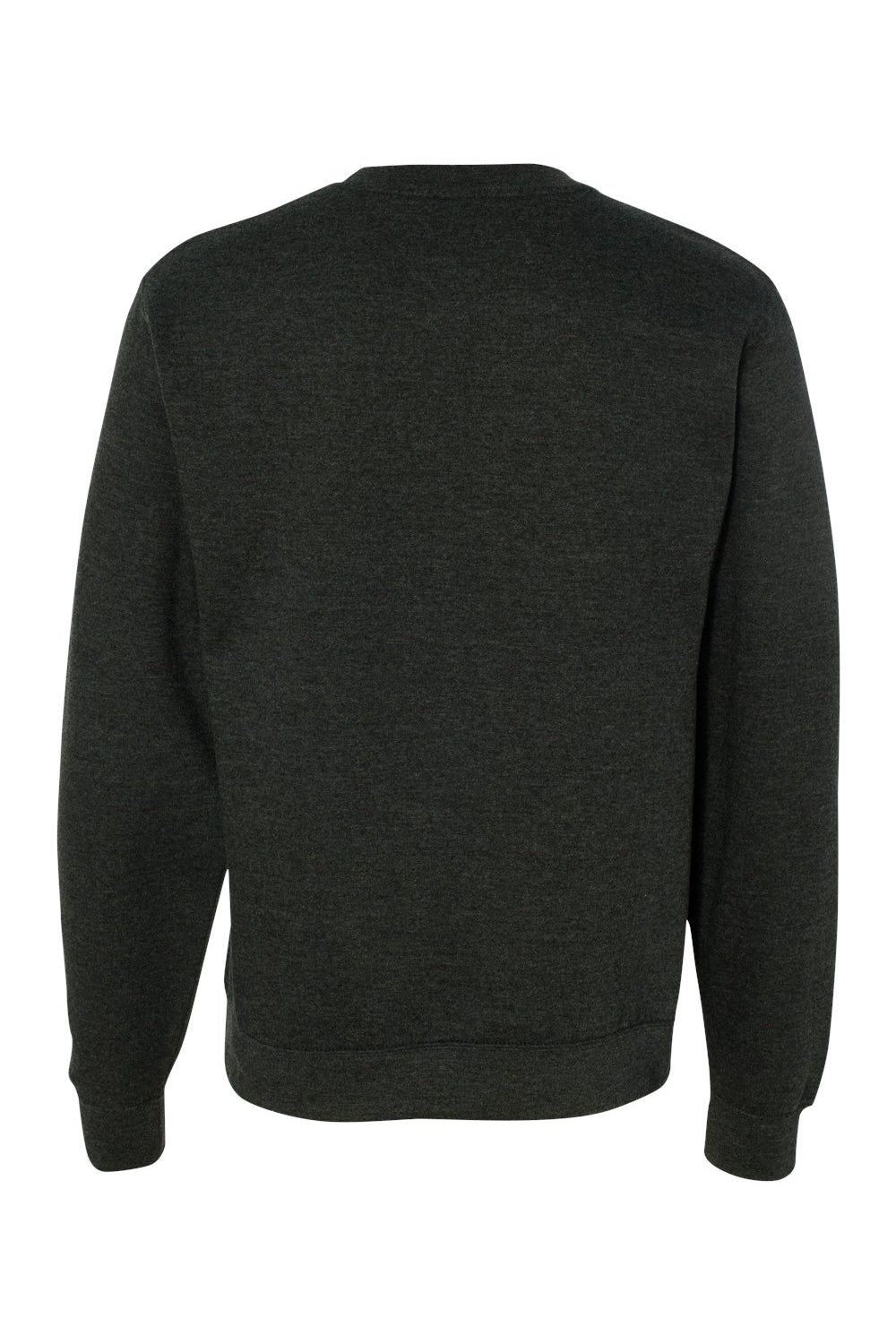 Independent Trading Company SS3000 Mens Crewneck Sweatshirt Heather Charcoal Grey Flat Back