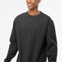Independent Trading Company Mens Crewneck Sweatshirt - Heather Charcoal Grey