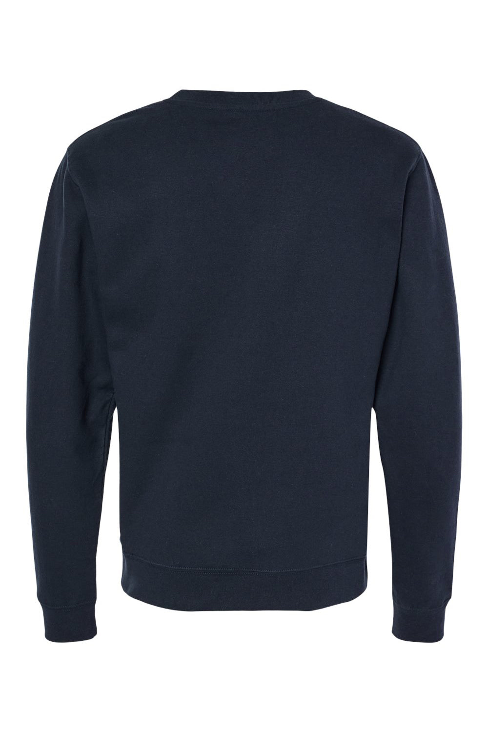Independent Trading Co. SS3000 Mens Crewneck Sweatshirt Classic Navy Blue Flat Back