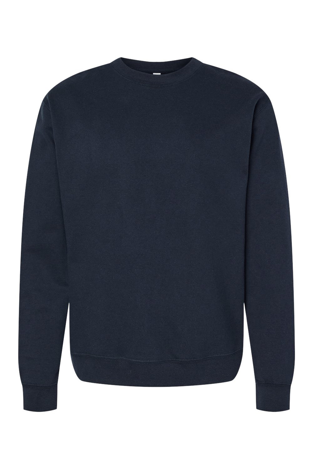 Independent Trading Co. SS3000 Mens Crewneck Sweatshirt Classic Navy Blue Flat Front