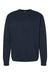 Independent Trading Company SS3000 Mens Crewneck Sweatshirt Classic Navy Blue Flat Front