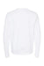 Independent Trading Co. SS3000 Mens Crewneck Sweatshirt White Flat Back