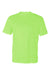 Badger 4120 Mens B-Core Moisture Wicking Short Sleeve Crewneck T-Shirt Lime Green Flat Front