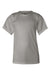 Badger 2120 Youth B-Core Moisture Wicking Short Sleeve Crewneck T-Shirt Silver Grey Flat Front