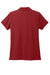 Ogio LOG170 Womens Regain Moisture Wicking Short Sleeve Polo Shirt Signal Red Flat Back