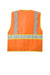 CornerStone CSV407 Mens ANSI 107 Class 2 Safety Full Zip Vest Safety Orange Flat Back