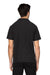 Threadfast Apparel 382PL Mens Impact Short Sleeve Polo Shirt Heather Black Model Back