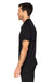 Threadfast Apparel 382PL Mens Impact Short Sleeve Polo Shirt Black Model Side
