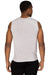 Threadfast Apparel 382T Mens Impact Tank Top Heather Grey Model Back