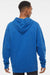 Independent Trading Company SS4500 Mens Hooded Sweatshirt Hoodie w/ Pouch Pocket Royal Blue Model Back